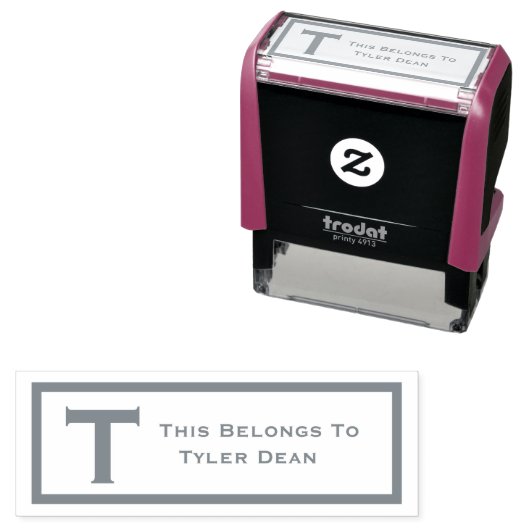 これは団体や組織項目パーソナライズされたに属する セルフインキングスタンプ (インサイチュ)