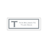 これは団体や組織項目パーソナライズされたに属する セルフインキングスタンプ (デザイン)