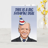 これは大きな取引誕生日 カード (黄色い花)