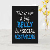 これは大きな腹ではなく社会的な距離である カード (黄色い花)