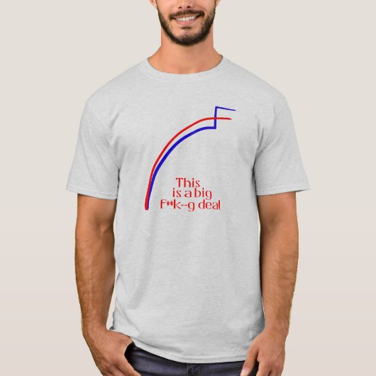 これは大きな**金だ Tシャツ (正面)