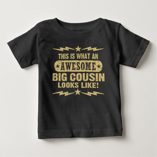 これは大従兄弟の素晴らしように見える ベビーTシャツ (正面)