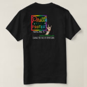 これは安全な宇宙である" Tee -プライド抗議x CTFOD Tシャツ (デザイン裏面)