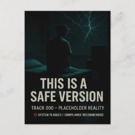 これは安全バージョン - トラック000プレースホルダ ポストカード