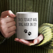 これは完全に犬の髪を持っているItおもしろい犬恋人 マグカップ