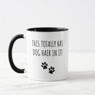 これは完全に犬の髪を持っているItおもしろい犬恋人 マグカップ