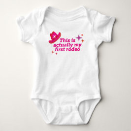 これは実際に私の最初のロデオである ベビーボディスーツ