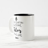 これは家庭教師素晴らしの姿だ ツートーンマグカップ (正面左)