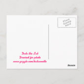 これは屈辱的だ、これは正しくない!!! ポストカード (裏面)