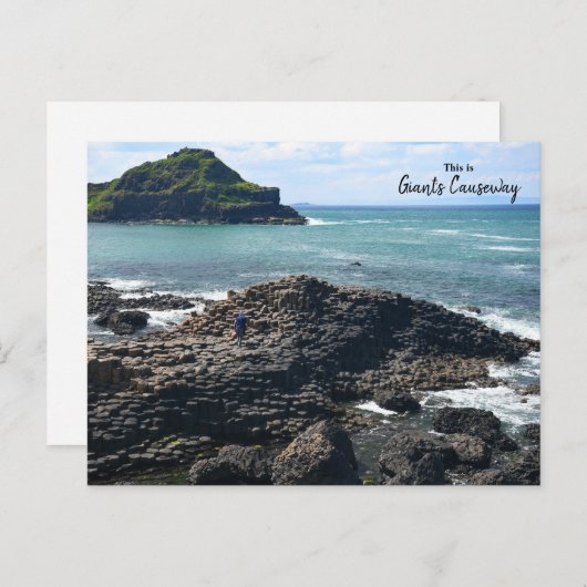 これは巨人のコーズウェイである – 北アイルランド ポストカード (正面/裏面)