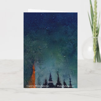 これは幼い少年のためのクリスマスカードです。 カード