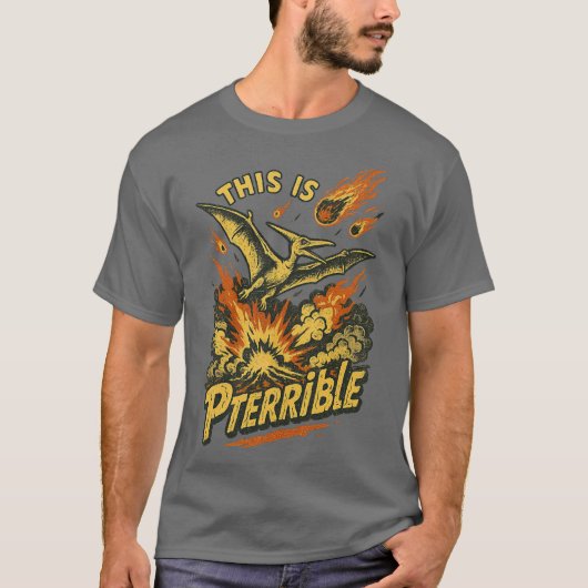 これは恐竜です Tシャツ (正面)