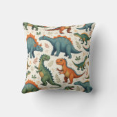 これは恐竜の枕クッションだ。 クッション (裏面)