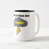 これは息が詰まおもしろいる ツートーンマグカップ (正面右)