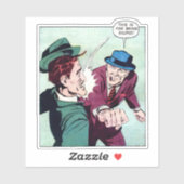 これは愚かなヴィンテージ暴力団の漫画 シール (シート)