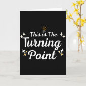 これは感動的な名言のTシャツです カード (黄色い花)