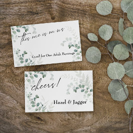 これは我々の緑のドリンクエレガントチケットにある エンクロージャーカード