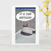 これは我々の誕生日レイバックリラックスだ カード (黄色い花)