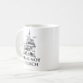 これは教会ではないです コーヒーマグカップ (正面左)