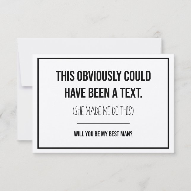 これは文字花婿介添人案かもしれない (正面)