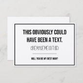 これは文字花婿介添人案かもしれない ノートカード (正面/裏面)