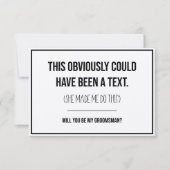 これは文字・グロムスマンの提案かもしれない ノートカード (正面)