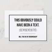 これは文字・グロムスマンの提案かもしれない ノートカード (正面/裏面)