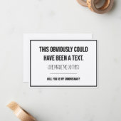 これは文字・グロムスマンの提案かもしれない ノートカード (正面/裏面インサイチュ)