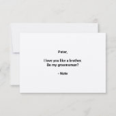 これは文字・グロムスマンの提案かもしれない ノートカード (裏面)