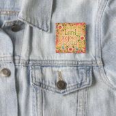 これは日の聖書の詩の正方形ボタンです 缶バッジ (インサイチュ)