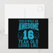 これは最高の16歳の誕生日プレゼント ポストカード (正面/裏面)