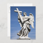 これは有名な天使の像の一つである ポストカード (正面/裏面)