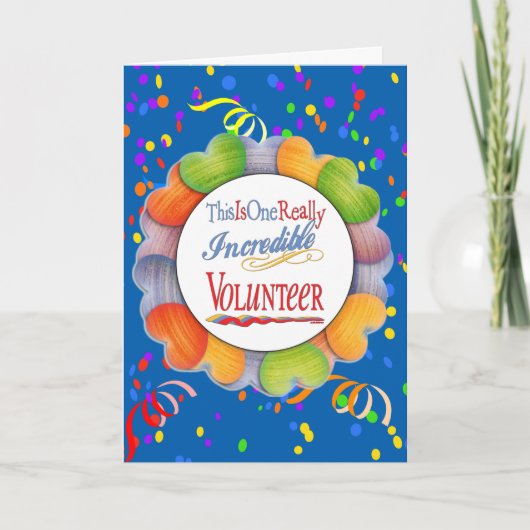 これは本当に信じられないほどのボランティアギフトだ カード (正面)