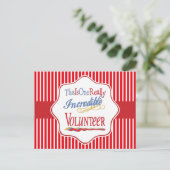 これは本当に信じられないほどのボランティアギフトだ ポストカード (スタンド正面)