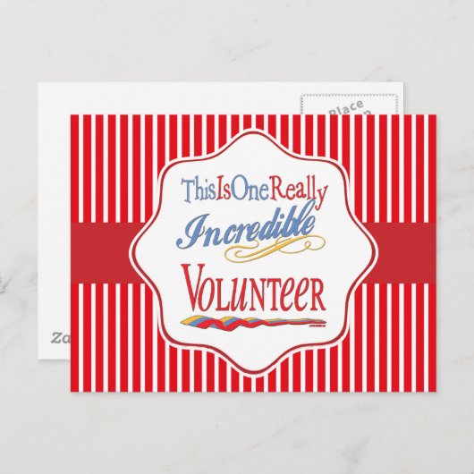これは本当に信じられないほどのボランティアギフトだ ポストカード (正面/裏面)