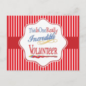 これは本当に信じられないほどのボランティアギフトだ ポストカード (正面)