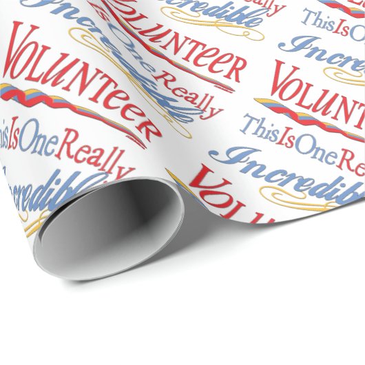 これは本当に信じられないほどのボランティアギフトだ ラッピングペーパー (ロールコーナー)