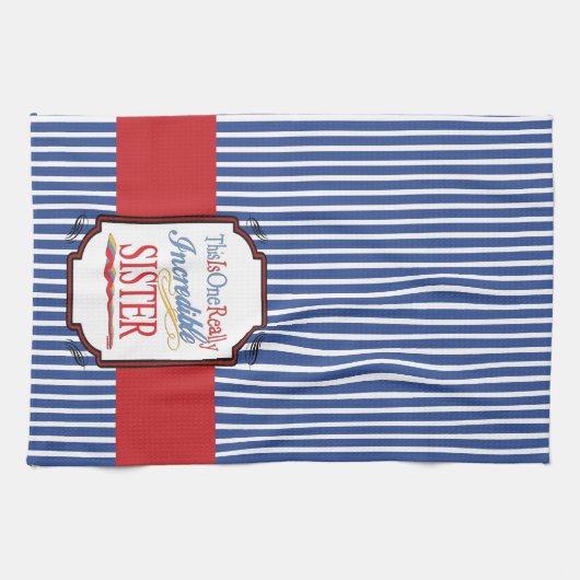 これは本当に信じられないほどの姉妹ギフトだ キッチンタオル (横)