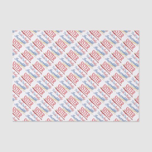 これは本当に信じられないほどの姉妹ギフトだ 薄葉紙 (正面)