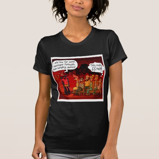 これは本当に同僚おもしろいへの地獄の贈り物だ Tシャツ (正面)