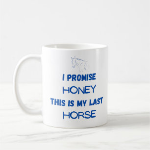 これは本当に最後の馬のマグカップです(多分)- 馬好きのためのユーモアマグ コーヒーマグカップ