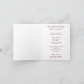 これは本当に甘くて本物の母親のカードだ サンキューカード (内部)