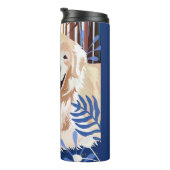 これは本当のゴールデンレトリバー熱タンブラーである タンブラー (回転右)