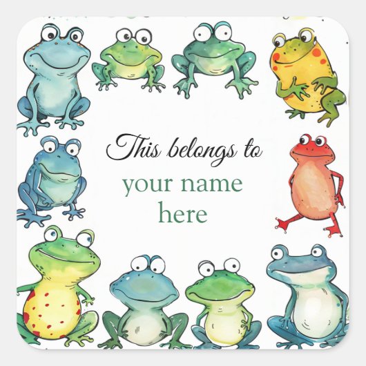 これは次のものだ スクエアシール (正面)