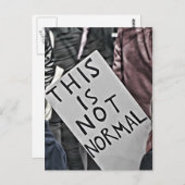 これは正常ではない ポストカード (正面/裏面)