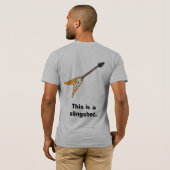 これは武器です Tシャツ (裏面フル)