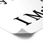 これは民主主義ではない私の英語のクラスA ポスター (角)