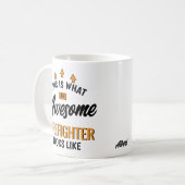 これは消防士素晴らしの様子だ コーヒーマグカップ (正面左)