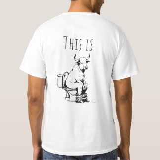これは牛です Tシャツ