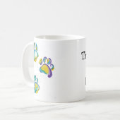 これは犬の髪が入っているだろう – コーヒーマグ コーヒーマグカップ (正面左)